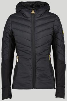 Womens Barbour Black Allen Quilted Sweat Jacket product img