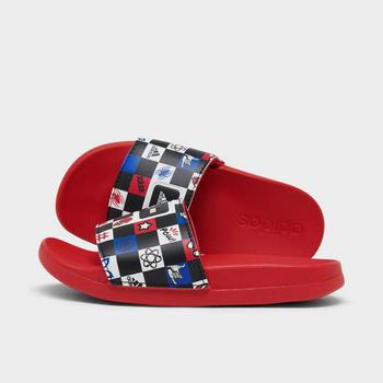 商品Adidas | Little Kids' adidas x Marvel Adilette Comfort Spider-Man Slide Sandals,商家Finish Line,价格¥251图片