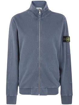 Stone Island | Stone Island Compass-Badge High-Neck Zipped Sweatshirt 7.4折起