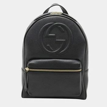 推荐Gucci Black Leather Soho Backpack商品