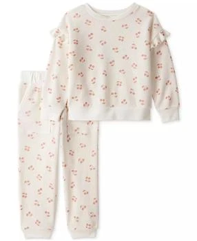 Carter's | Toddler Girls Cherry Fruit-Print Long-Sleeve Top & Pants, 2 Piece Set,商家Macy's,价格¥126