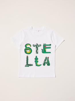 推荐Stella McCartney organic cotton T-shirt with graphic print商品