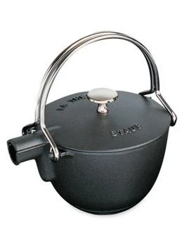 Staub | 1 Quart Cast Iron Round Tea Kettle,商家Saks OFF 5TH,价格¥1174