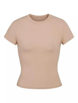SKIMS | Fits Everybody Short-Sleeve T-Shirt 满1件减$1.90, 满一件减$1.9