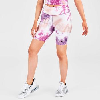 推荐Women's Nike One Mid-Rise 7 Inch Tie-Dye Bike Shorts商品