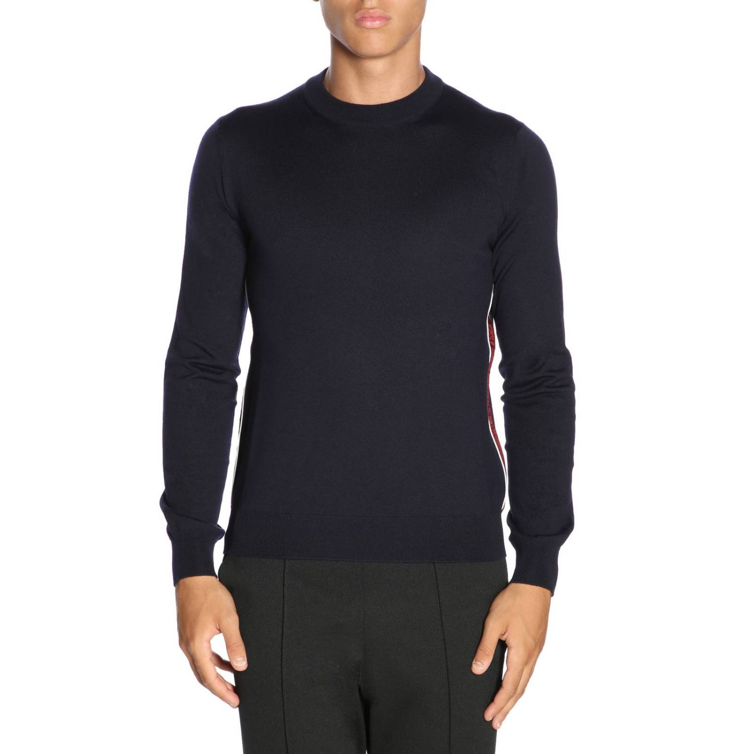 Prada帆布鞋, Prada | PRADA 男士蓝色羊毛毛衣 SMM907-1RGC-F0008商品图片 独家减免邮费