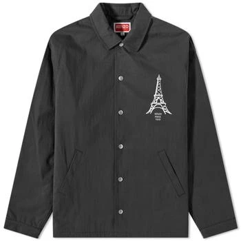 推荐Men's Black Eiffel Tower Coach Jacket商品