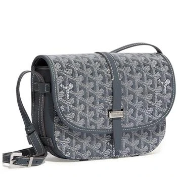 推荐Goyard Goyardine Belvedere II Grey PM Messenger Bag商品