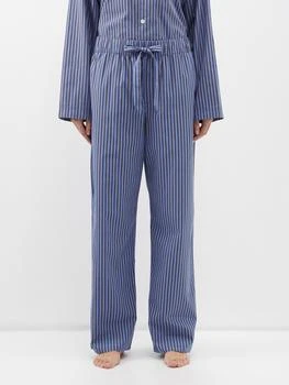 推��荐Striped organic-cotton pyjama trousers商品