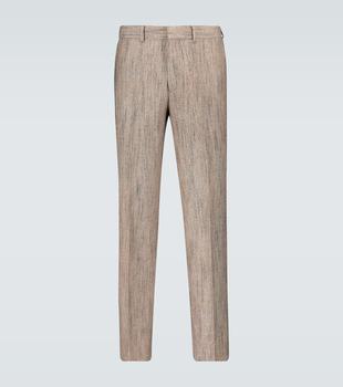 推荐Wool-blend pleated pants商品