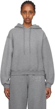 Alexander Wang | Gray Glitter Hoodie 5折