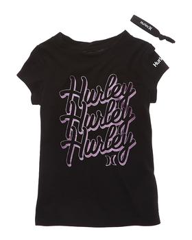 推荐Hurley Triple Threat T-Shirt with Hair Tie商品