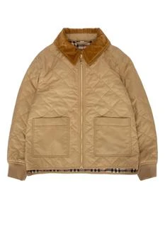 Burberry | Burberry Kids Quilted Zipped Jacket,商家Cettire,价格¥2651