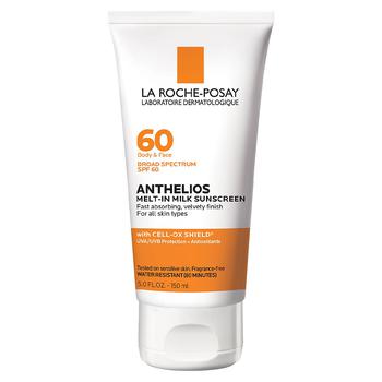 La Roche Posay | Melt-In Milk Face and Body Sunscreen Lotion SPF 60商品图片,满三免一, 满$60享8折, 满$80享8折, 满折, 满免