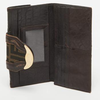 【関税・送料込み】FENDI WALLETS TOBACCO LEATHER WALLET 関税・送料込み】FENDI WALLETS TOBACCO LEATHER WALLET Fendi