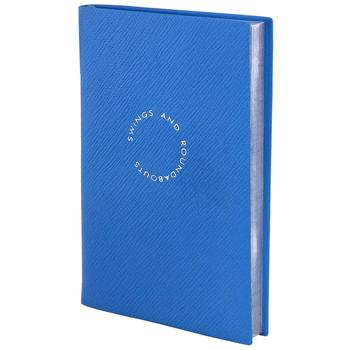 商品SMYTHSON | Smythson Lapis Blue Swings And Roundabouts Chelsea Notebook,商家Jomashop,价格¥543图片