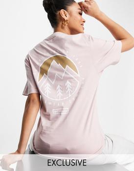 Columbia | Columbia Tillamook t-shirt in pink Exclusive at ASOS商品图片,6折