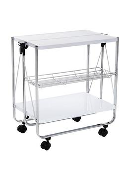 商品Honey Can Do | Modern Foldable Kitchen Cart,商家Saks Fifth Avenue,价格¥1074图片