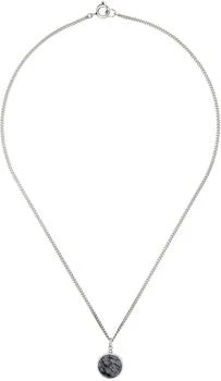 推荐Silver & Black Stone Necklace商品