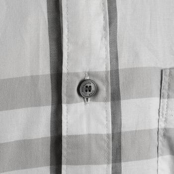 Burberry | Burberry 博柏利 男士灰白色纯棉格子长袖衬衫 3942560商品图片,满$150享9.8折, 独家减免邮费, 满折
