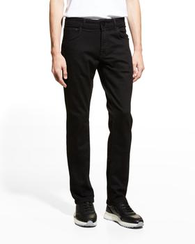 推荐Men's Black Denim 5-Pocket Jeans商品