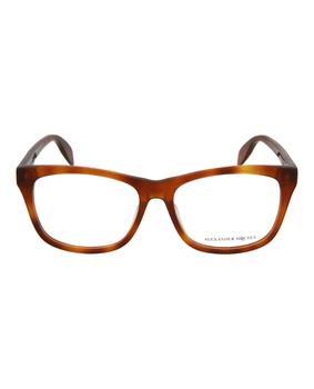Alexander McQueen | Square Acetate Optical Glasses商品图片,2.8折×额外9折, 独家减免邮费, 额外九折