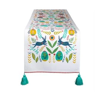Design Imports | Easter Folk Garden Embellished Table Runner,商家Macy's,价格¥292