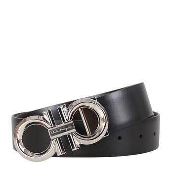女装菲拉格慕腰带, Salvatore Ferragamo | 香港直邮Salvatore Ferragamo 菲拉格慕 男士黑色牛皮腰带 67 993商品图片 额外8.2折x额外9折, 额外八二折, 额外九折