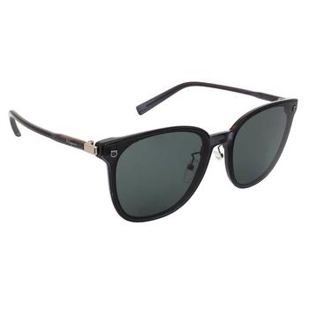 商品Salvatore Ferragamo Grey Oversized Unisex Sunglasses SF1004SK 024 65图片
