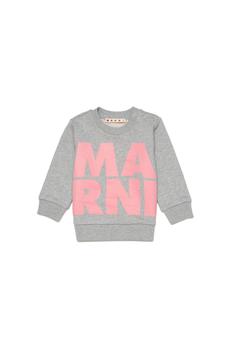 商品Marni | Ms33b Sweat-shirt Marni Grey Cotton Sweatshirt With Marni Displaced Logo,商家Italist,价格¥912图片