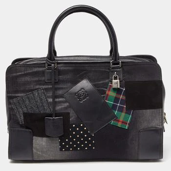 推荐Loewe X Junya Watanabe Multicolour Denim and Leather Amazona Briefcase商品