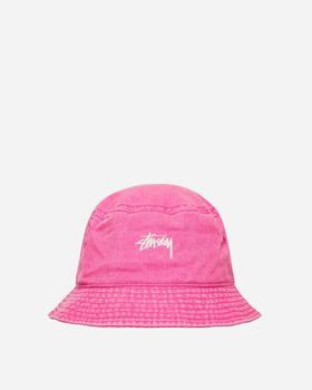 stussy渔夫帽, STUSSY | Washed Stock Bucket Hat Pink商品图片 额外8.6折, 额外八六折