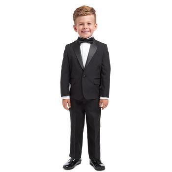 4-Piece Tuxedo Suit, Shirt & Bowtie, Little Boys,价格$95
