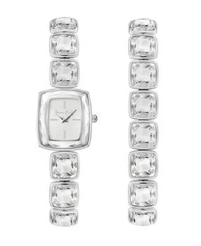 Jessica Carlyle | Women's Quartz Silver-Tone Alloy Watch 18mm Gift Set,商家Macy's,价格¥207