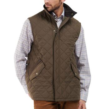 商品Barbour | Men's Shoveler Box-Quilted Zip Vest,商家Macy's,价格¥1650图片
