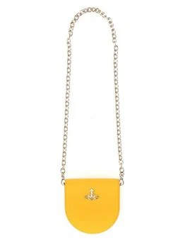 Vivienne Westwood | Vivienne Westwood Half Moon Chain-Linked Crossbody Bag 5.9折