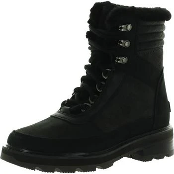 推荐Sorel Womens Lennox Lace Cozy STKD WP Leather Waterproof Combat & Lace-up Boots商品