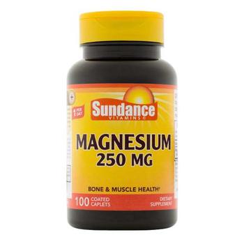 商品Sundance Magnesium 250 Mg Bone And Muscle Health Tablets, 100 Ea图片