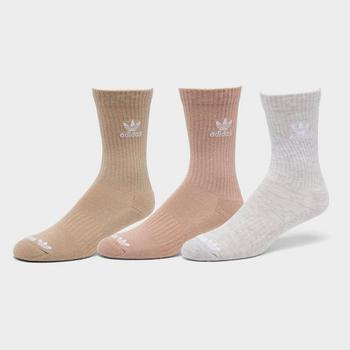 推荐Men's adidas Originals Trefoil Cushion Crew Socks (3-Pack)商品