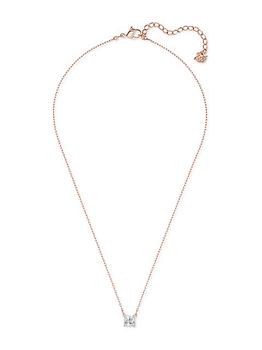 商品Swarovski | Attract Rose Goldplated Swarovski Crystal Necklace,商家Saks Fifth Avenue,价格¥616图片