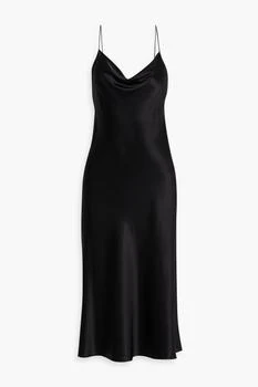 Nili Lotan | Enora draped silk-satin midi slip dress,商家THE OUTNET US,价格¥2234