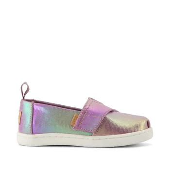 TOMS Shoes | Alpargata Purple Iridescent Toddler Shoe,商家Premium Outlets,价格¥180