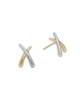 推荐14K Two-Tone Gold Earrings商品
