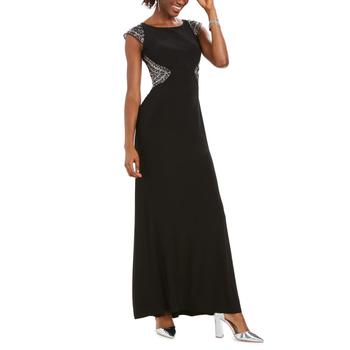 Vince Camuto Specialty Size, Vince Camuto | Vince Camuto Womens Beaded Embellished Evening Dress商品图片 3.5折