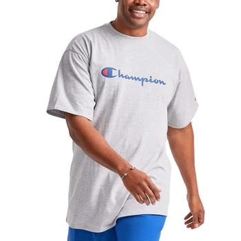 CHAMPION | Men's Big & Tall Classic Standard-Fit Logo Graphic T-Shirt 4.9折