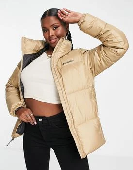 推荐Columbia Puffect puffer jacket in beige Exclusive at ASOS商品