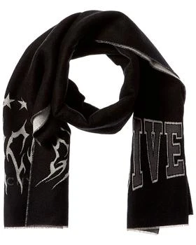 Givenchy | Givenchy Stars Wool & Silk-Blend Scarf,商家Premium Outlets,价格¥1704