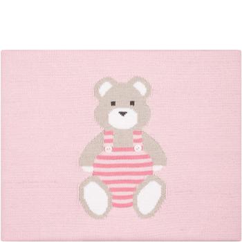 商品Little Bear | Little Bear Pink Blanket For Baby Girl,商家Italist,价格¥1259图片