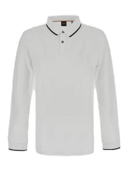 Hugo Boss | Hugo Boss Logo Patch Long-Sleeved Polo Shirt 5.7折