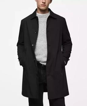 Mango | Men's Classic Water-Repellent Trench Coat,商家Macy's,价格¥1272